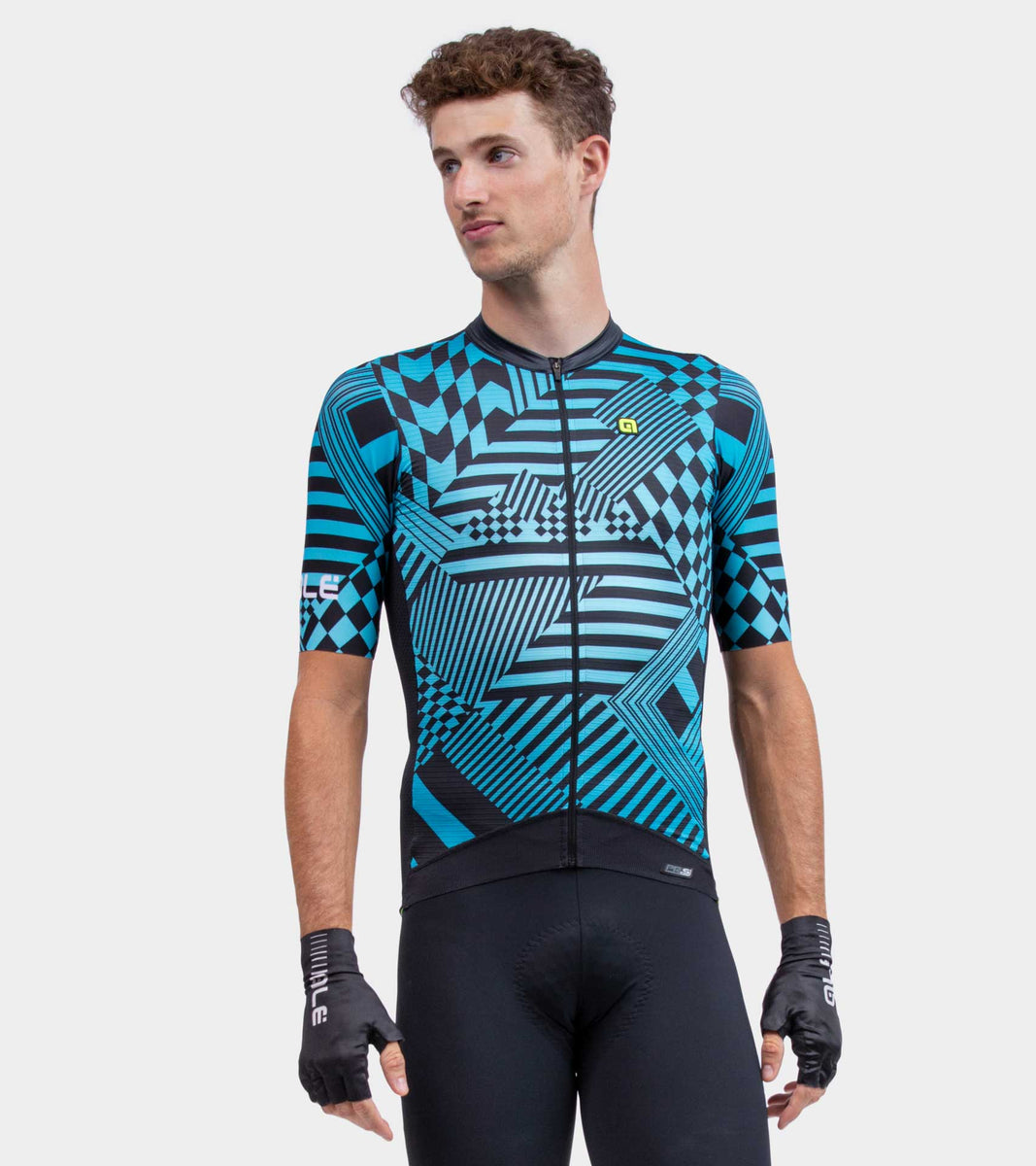 Checker Men's Jersey - Blue – Ale Cycling Australia